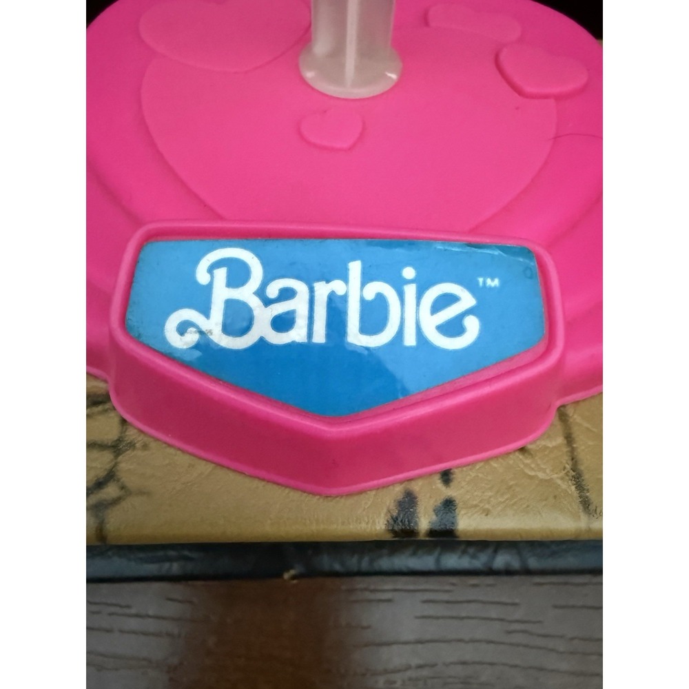 Vintage 1980's Barbie Pose Me Pretty Doll Stand #7357 Pink - Picture 2 of 4